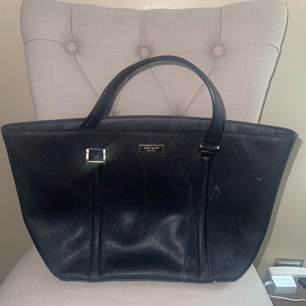 KATE SPADE NEW YORK LEATHER TOTE